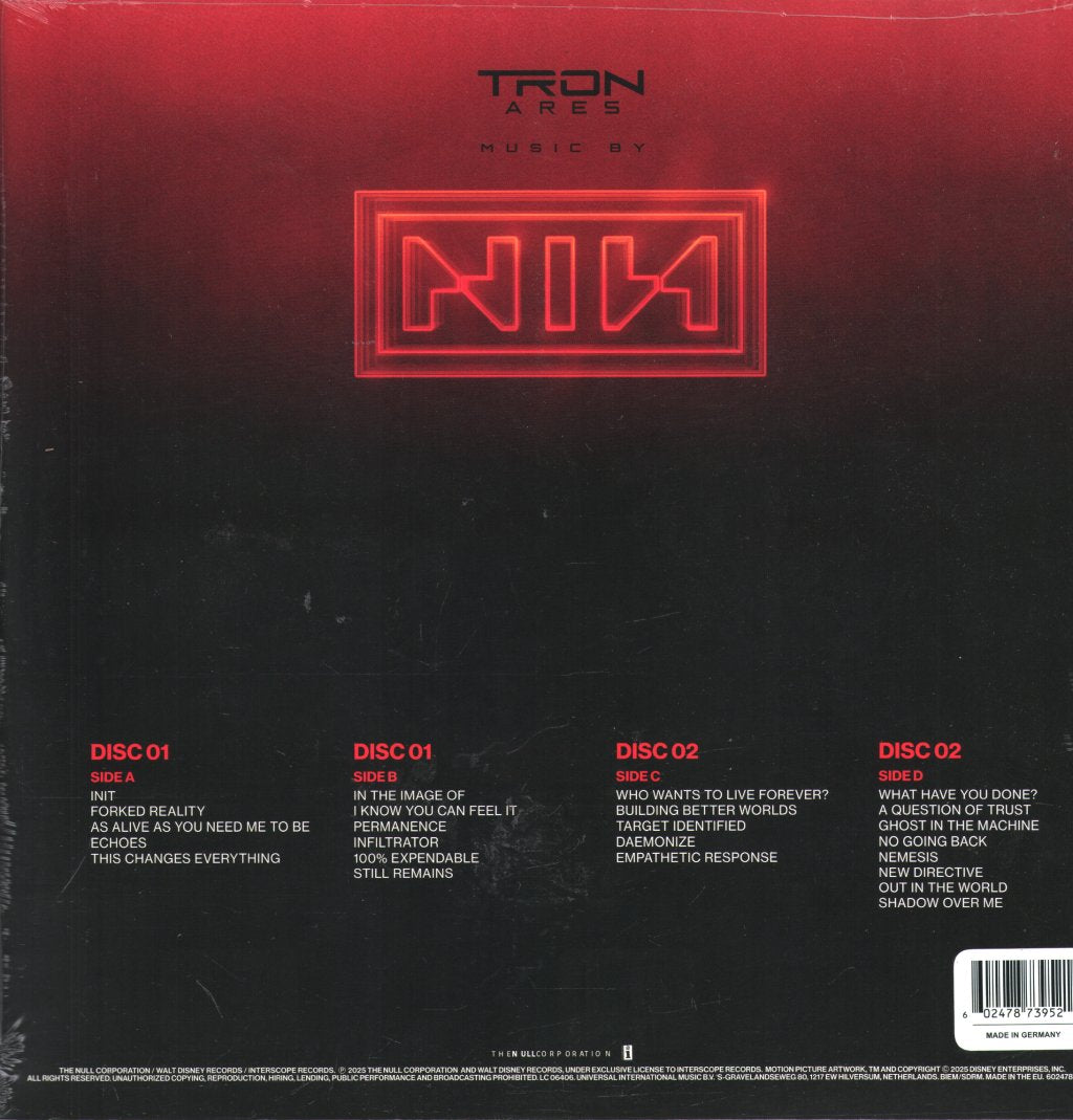 Nine Inch Nails - Tron: Ares - Double Lp