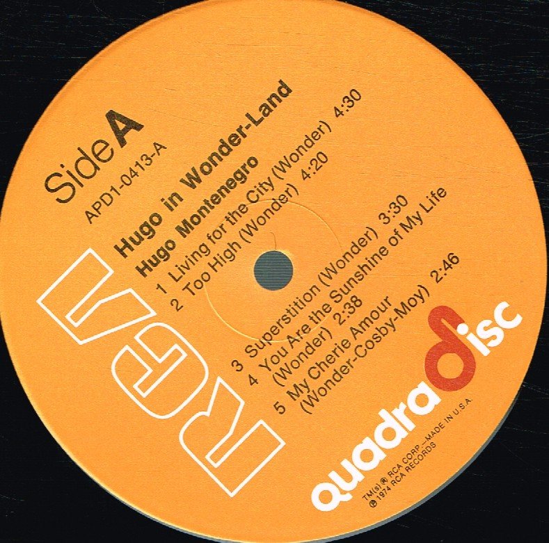 Hugo Montenegro - Hugo In Wonder-Land - Lp