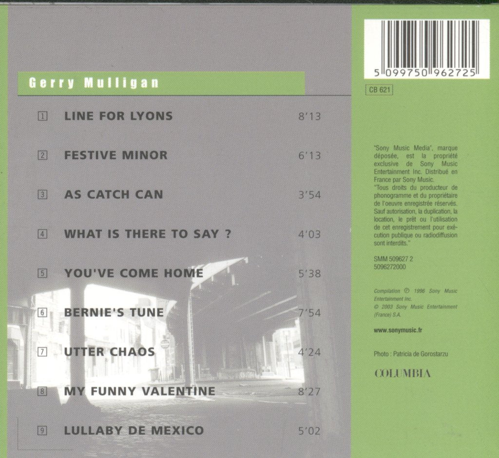 Gerry Mulligan - 1958-1974 - Cd