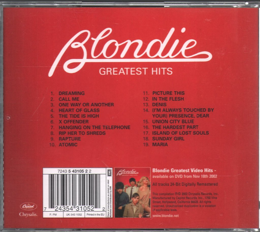 Blondie - Greatest Hits - Cd