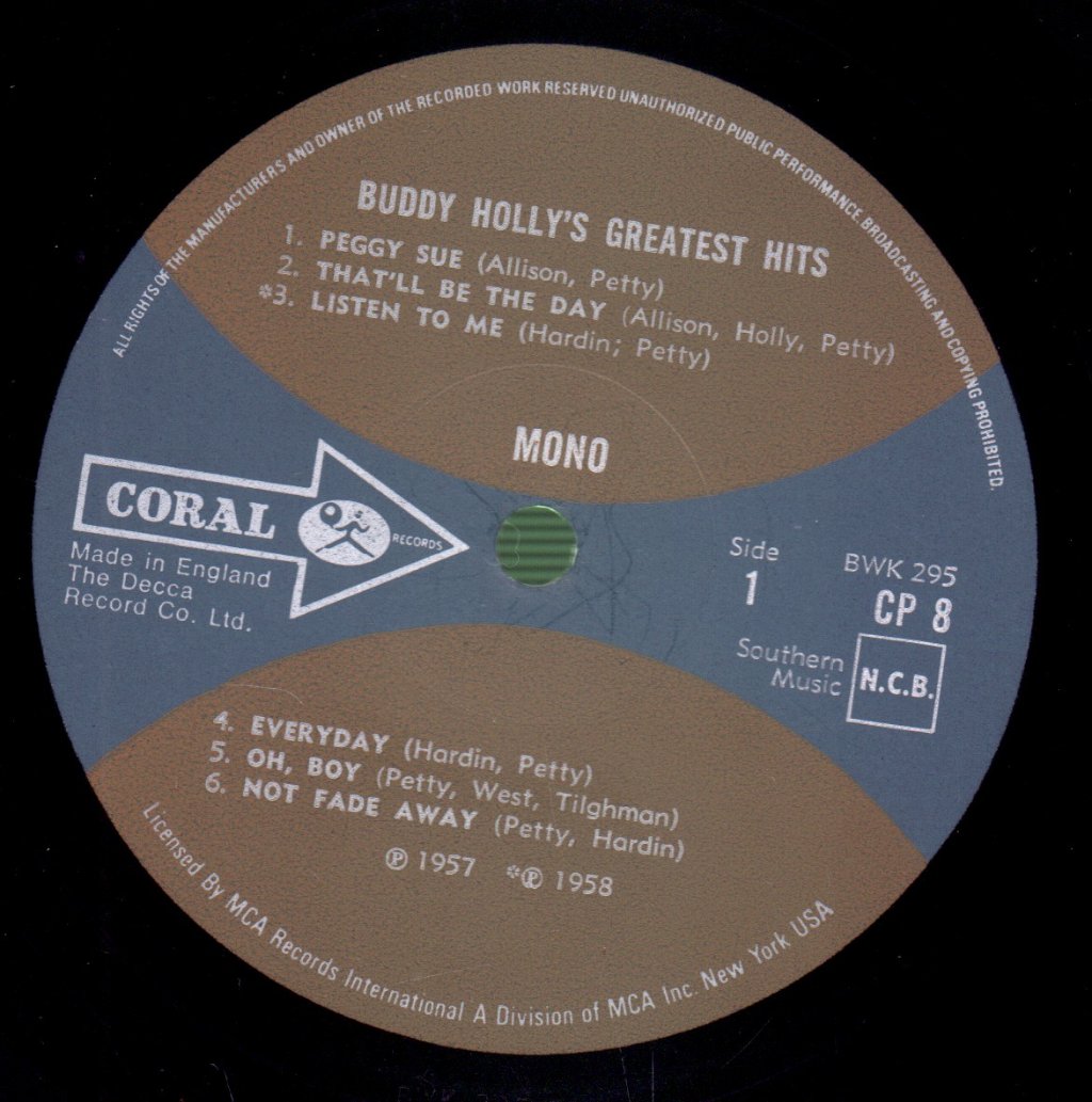 Buddy Holly - Greatest Hits - Lp