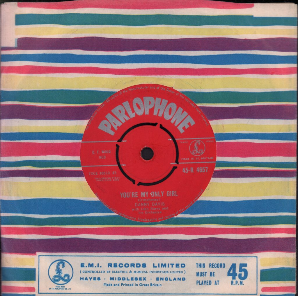 Danny Davis - You're My Only Girl/Love Me - 7 Inch