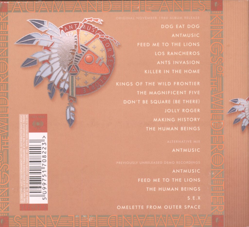 Adam And The Ants - Kings Of The Wild Frontier - Cd