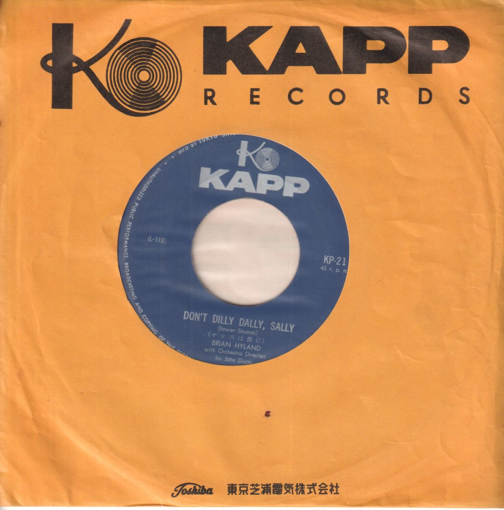Brian Hyland - Itsy Bitsy Teenie Weenie Yellow Polkadot Bikini - 7 Inch