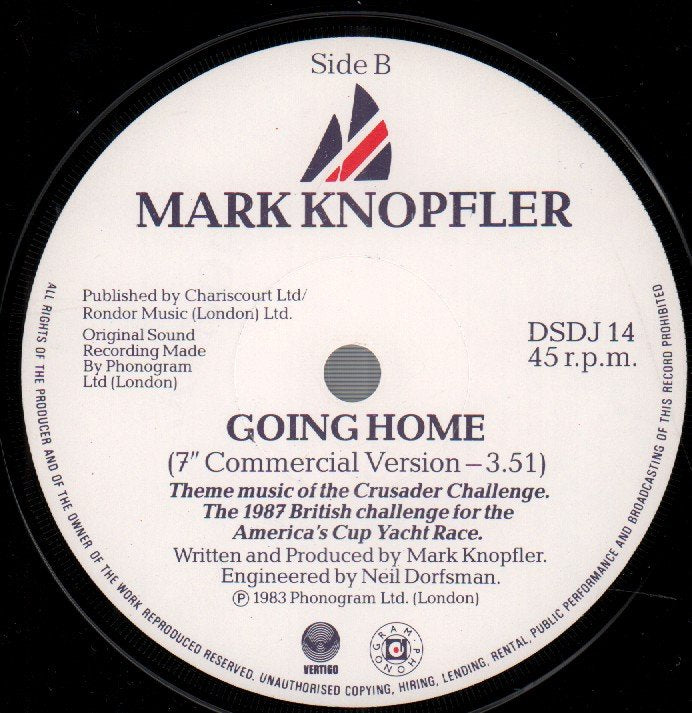 Mark Knopfler - Going Home - 7 Inch