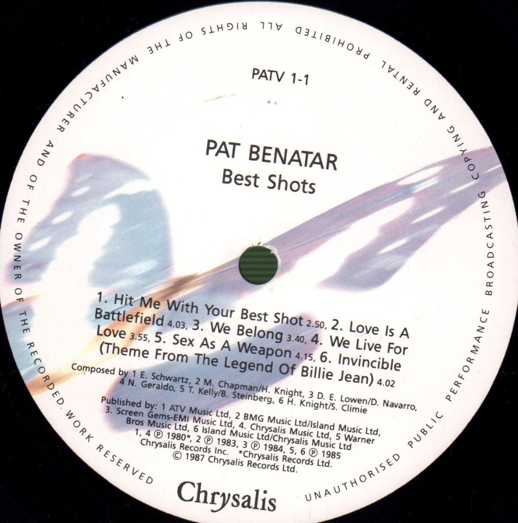 Pat Benatar - Best Shots - Lp