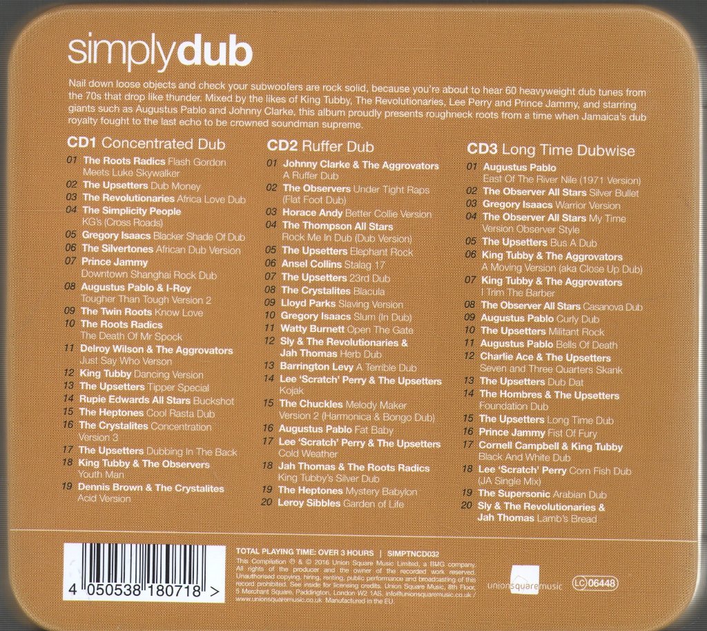 Various Artists - Simply Dub - Cd Set