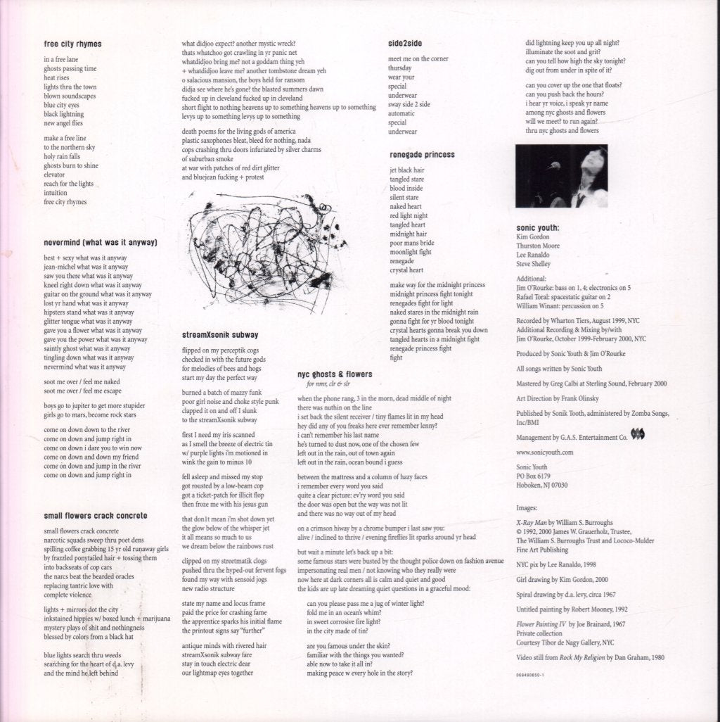 Sonic Youth - Nyc Ghosts And Flowers - Lp