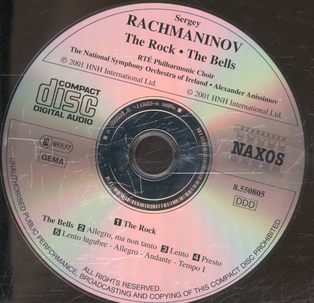 Irish National Symphony Orchestra, Alexander Anissimov - Rachmaninov - Bells, The Rock - Cd