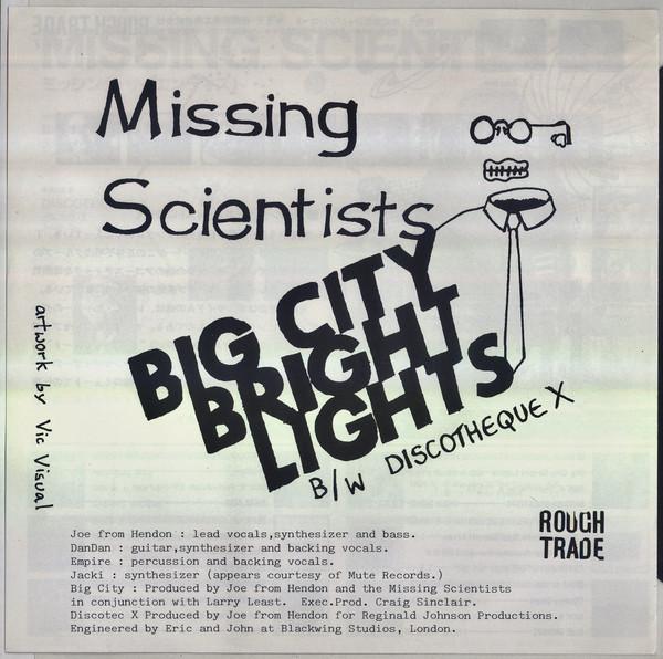 Missing Scientists - Big City Bright Lights - 7 Inch