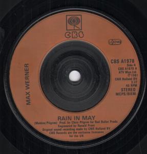 Max Werner - Rain In May - 7 Inch