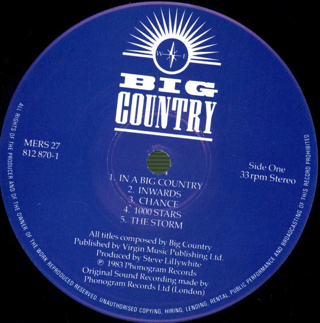 Big Country - Crossing - Lp