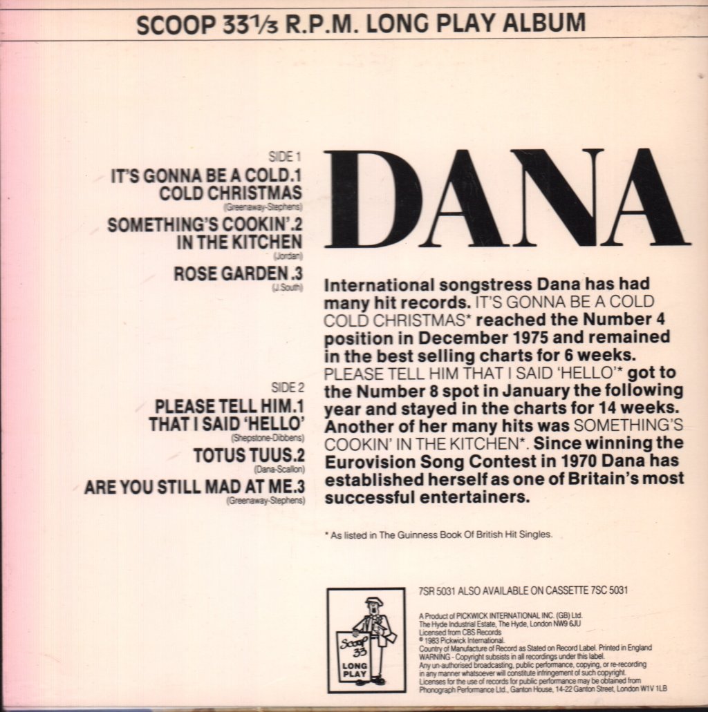Dana - Dana - 7 Inch