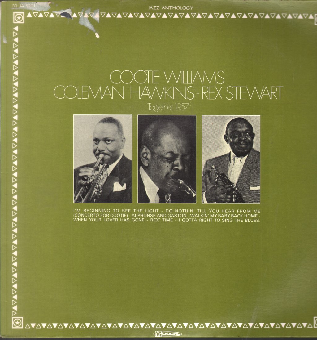 Cootie Williams/Coleman Hawkins/Rex Stewart - Together 1957 - Lp