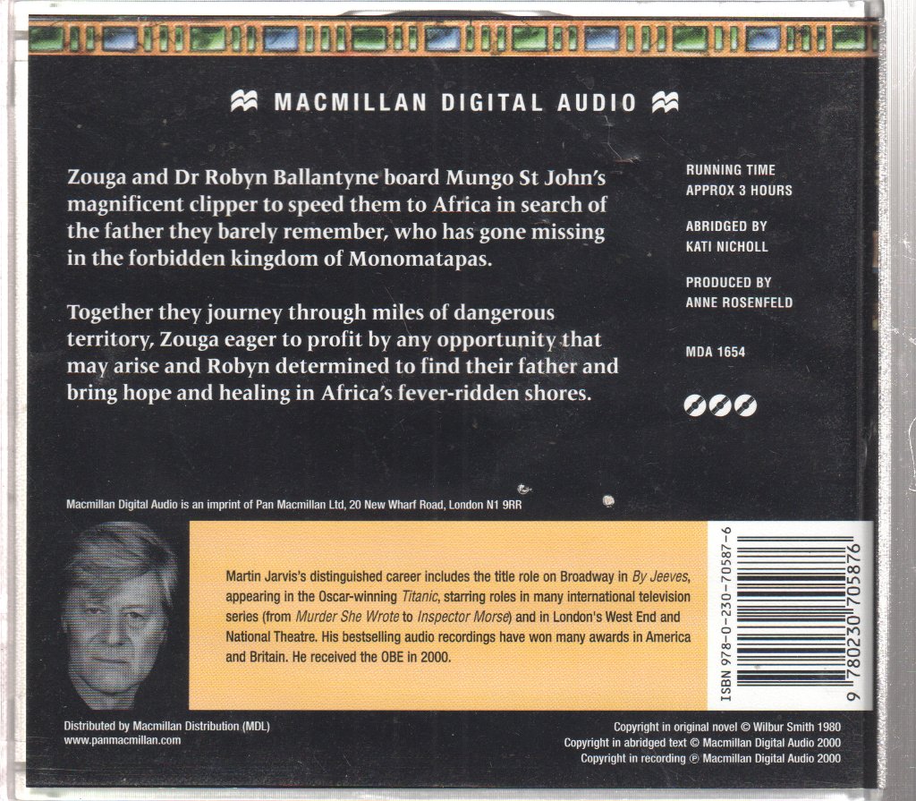 Martin Jarvis - Wilbur Smith - A Falcon Flies - Cd Set
