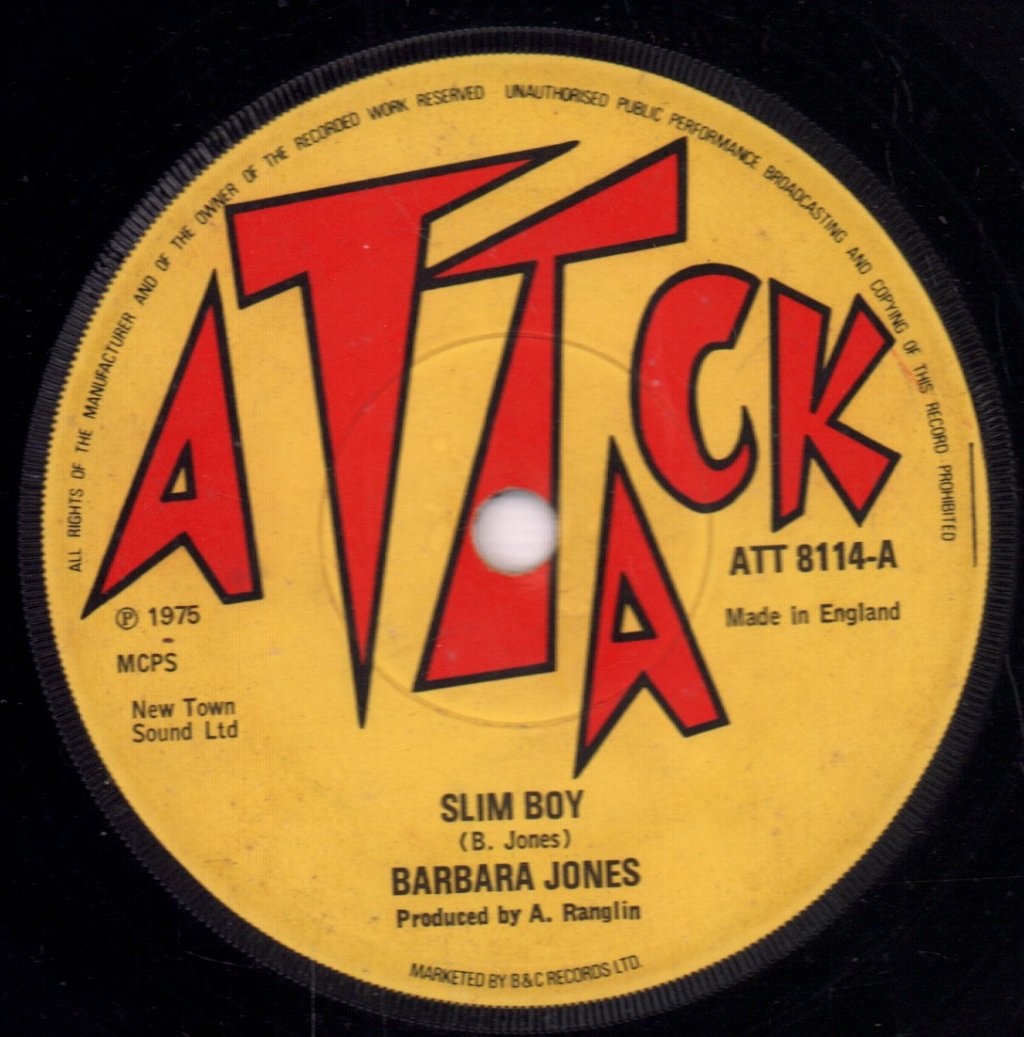 Barbara Jones - Slim Boy - 7 Inch