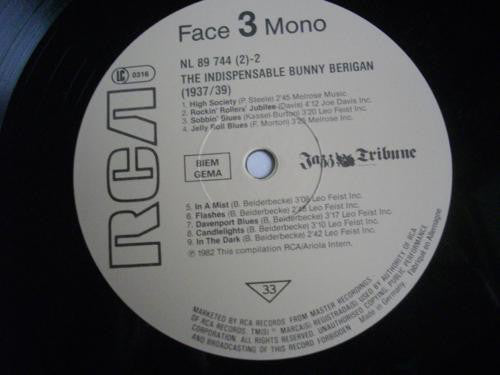 Bunny Berigan - Indispensable Bunny Berigan - Double Lp
