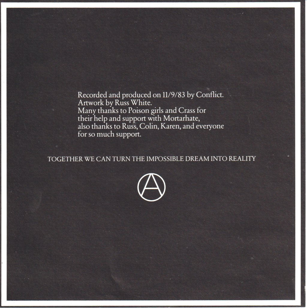 Conflict - Serenade Is Dead - 7 Inch
