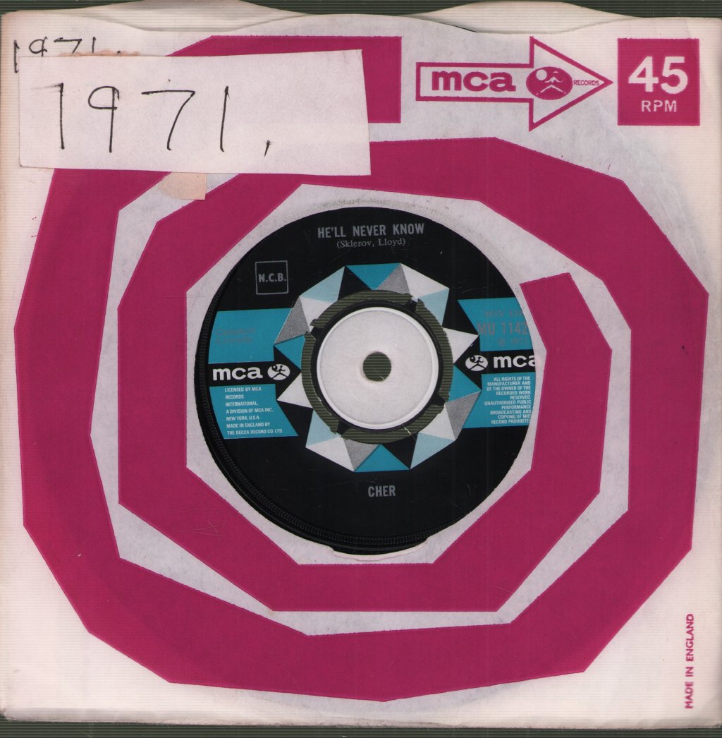 Cher - Gypsys Tramps And Thieves - 7 Inch