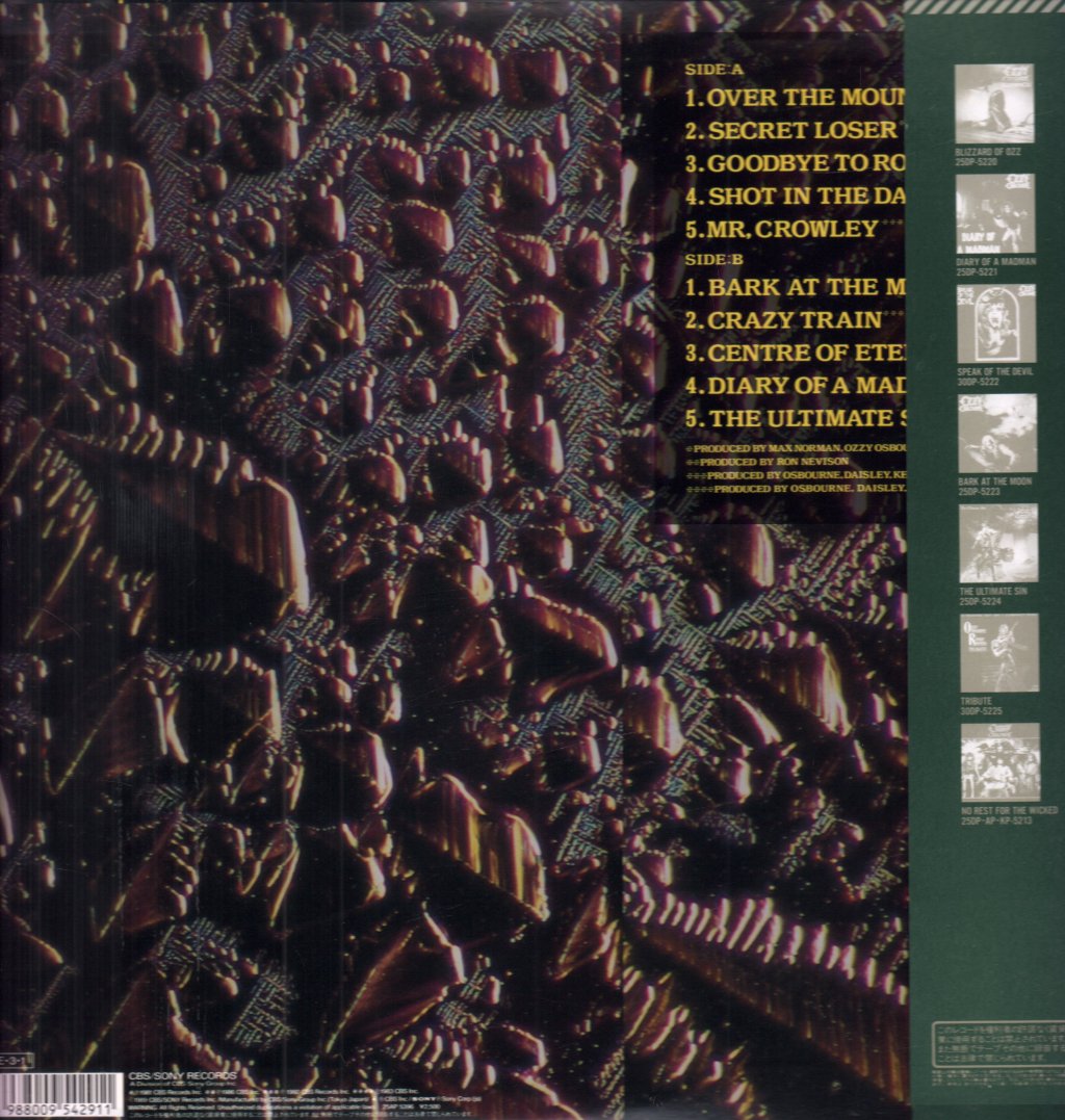 Ozzy Osbourne - Best Of Ozz - Lp