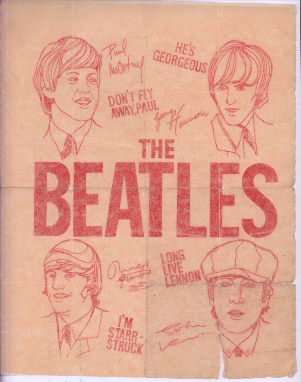 Beatles - boyfriend comic transfer - Transfer