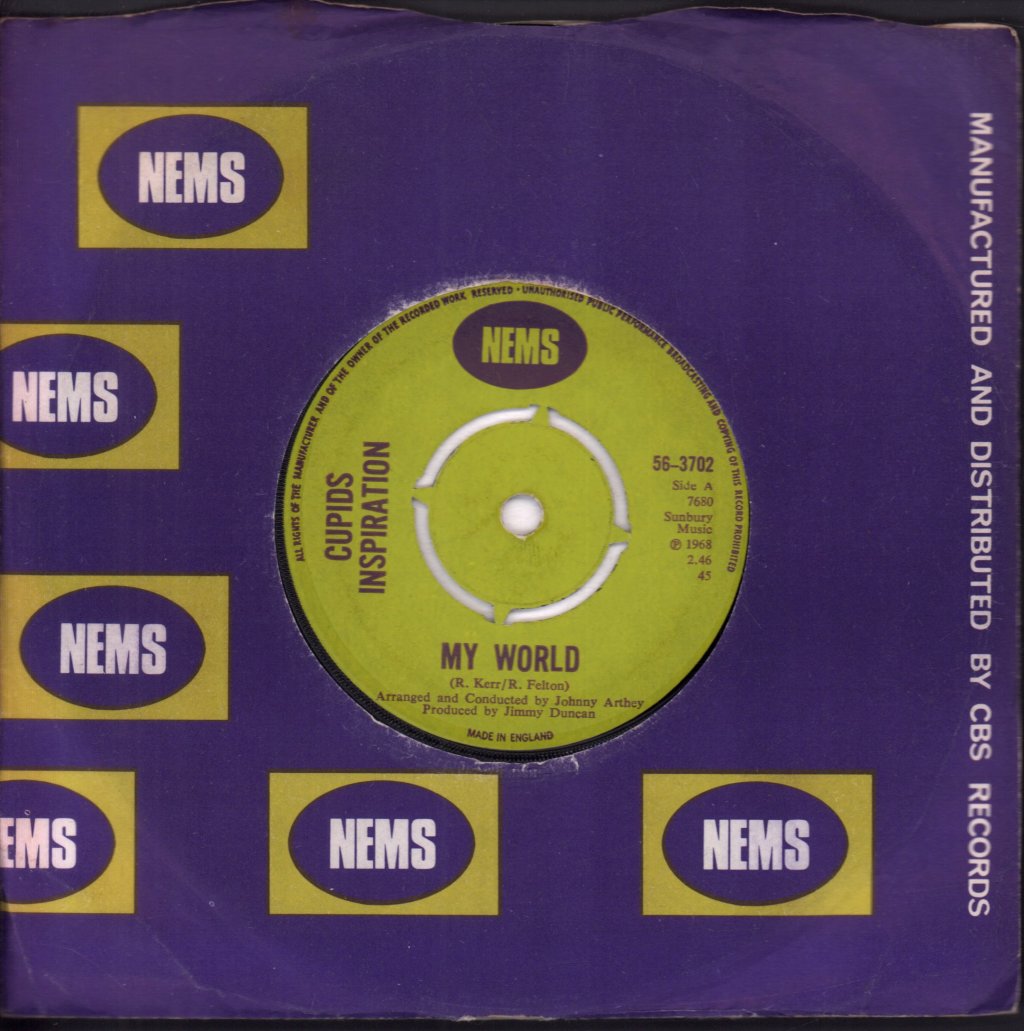 Cupids Inspiration - My World - 7 Inch