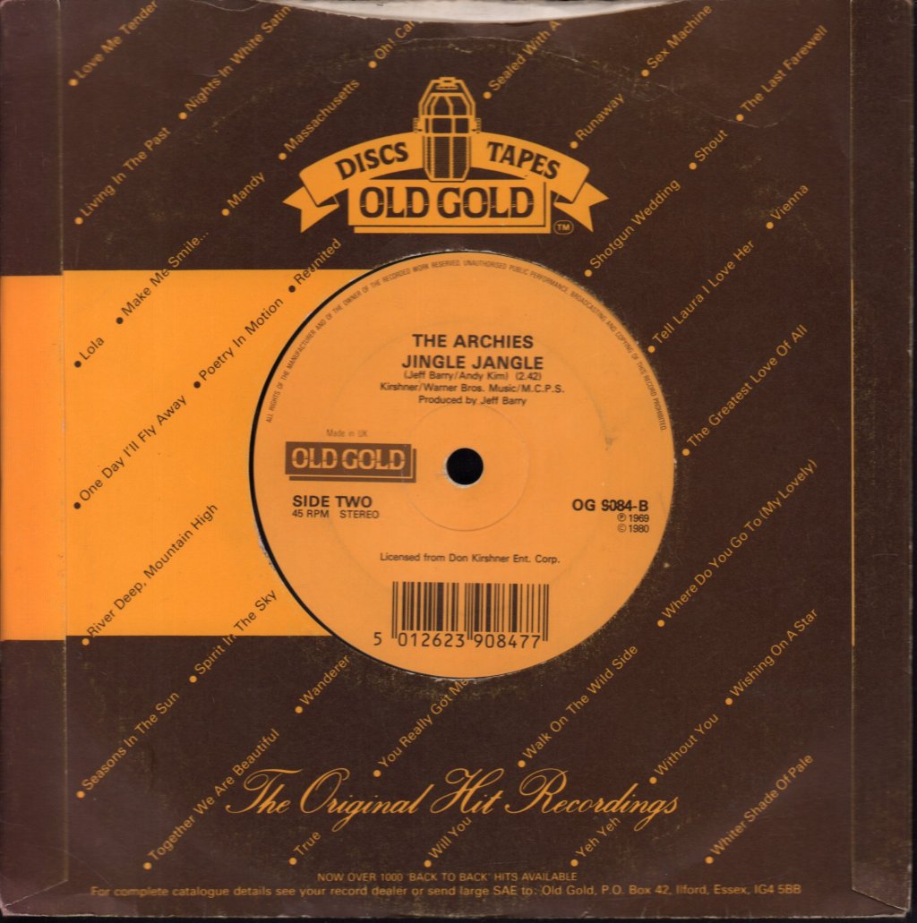 Archies - Sugar Sugar - 7 Inch