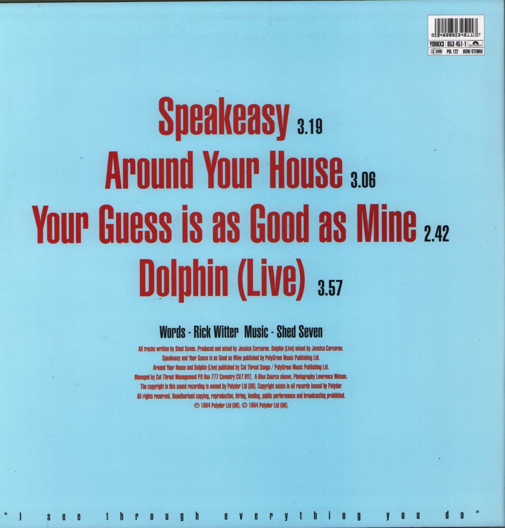Shed Seven - Speakeasy - 12 Inch