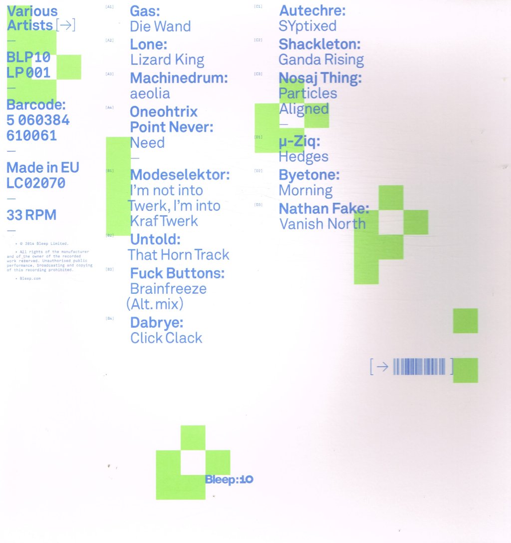Various Artists - Bleep:10 - Double Lp