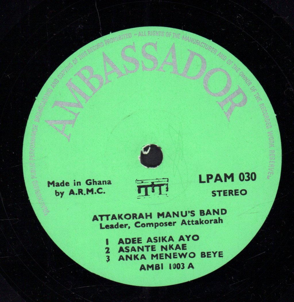 attakorah manu's band - Moses Mra Du Ten Commandments - Lp