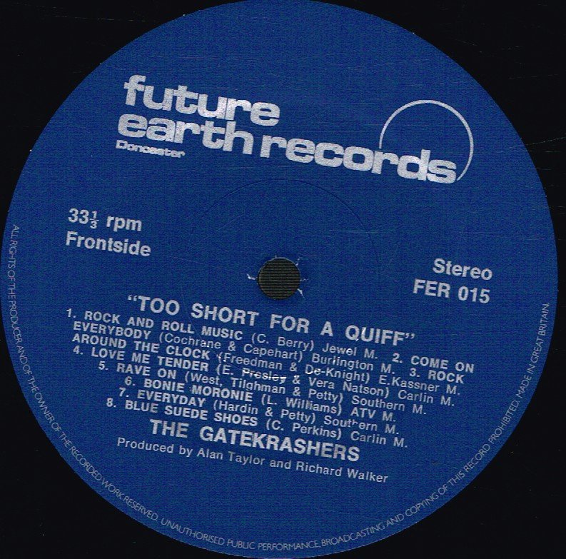 Gatekrashers - Too Short For A Quiff - Lp