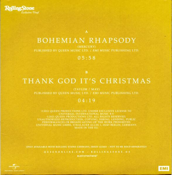 Queen - Bohemian Rhapsody / Thank God It‘s Christmas - 7 Inch