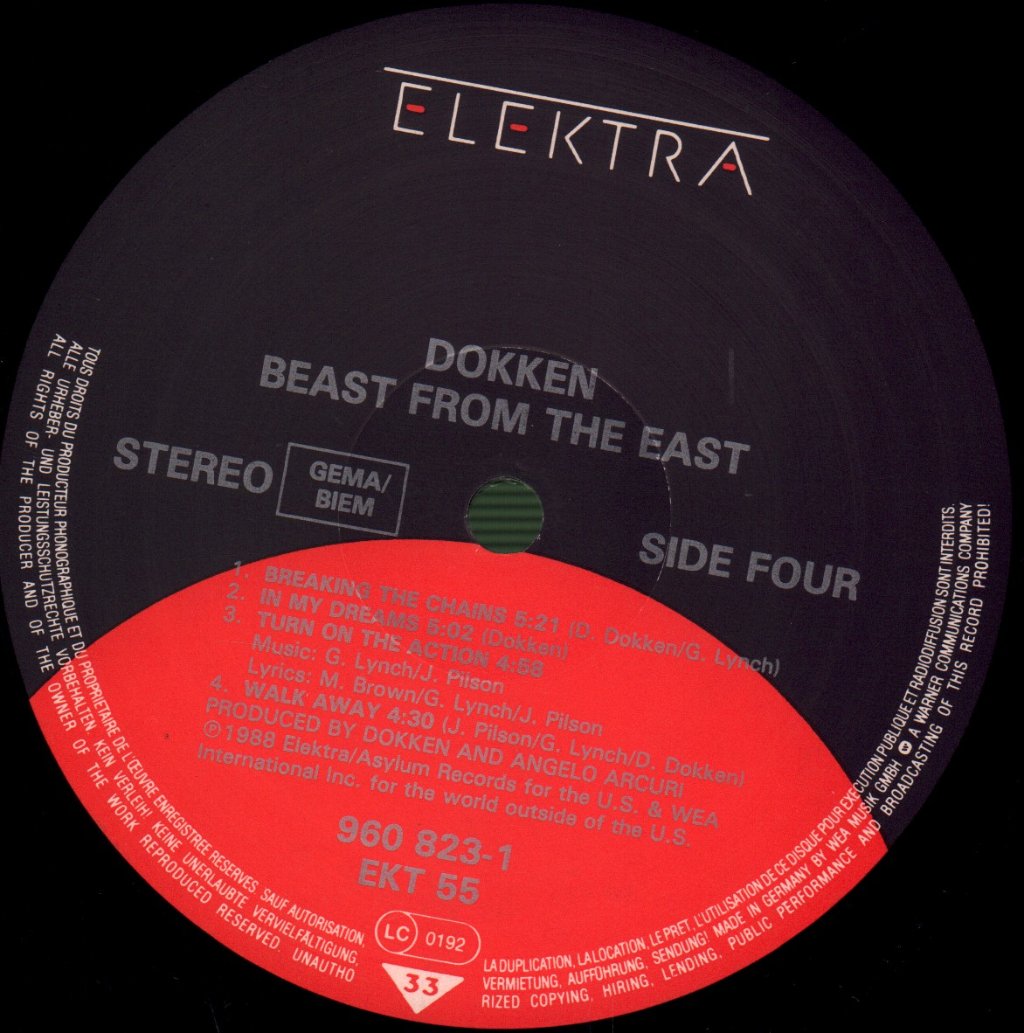 Dokken - Beast From The East - Double Lp