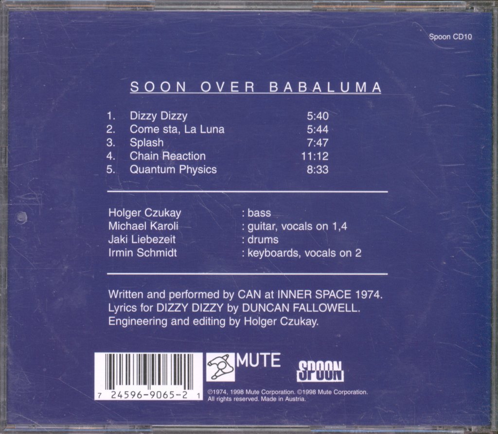 Can - Soon Over Babaluma - Cd