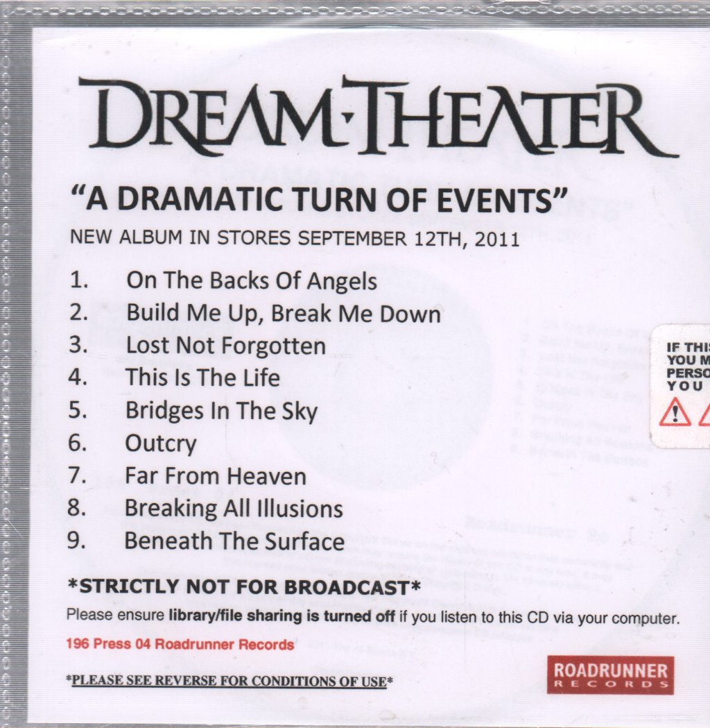 Dream Theater - A Dramatic Turn Of Events - Cdr