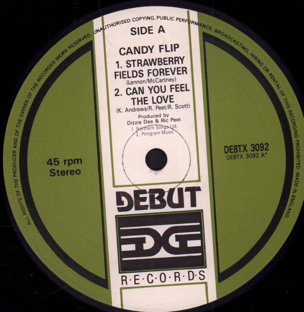 Candy Flip - Strawberry Fields Forever - 12 Inch