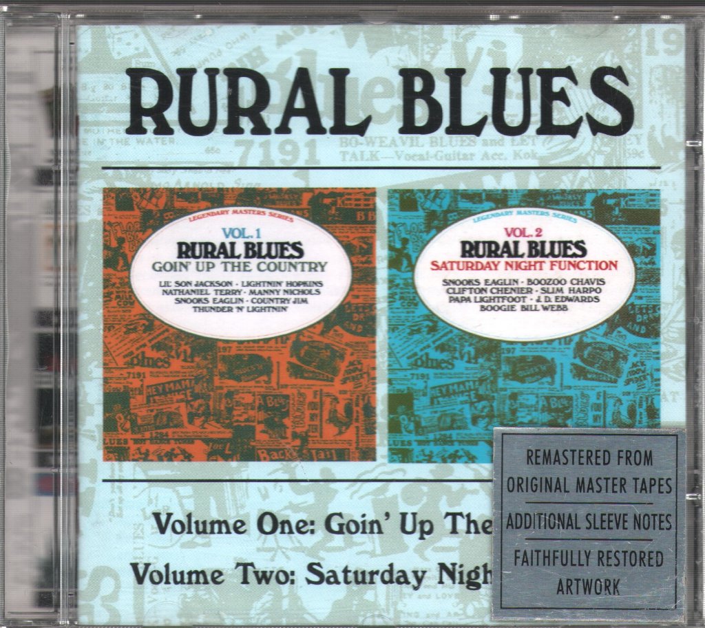 Various Artists - Rural Blues - Volumes One & Two - Cd