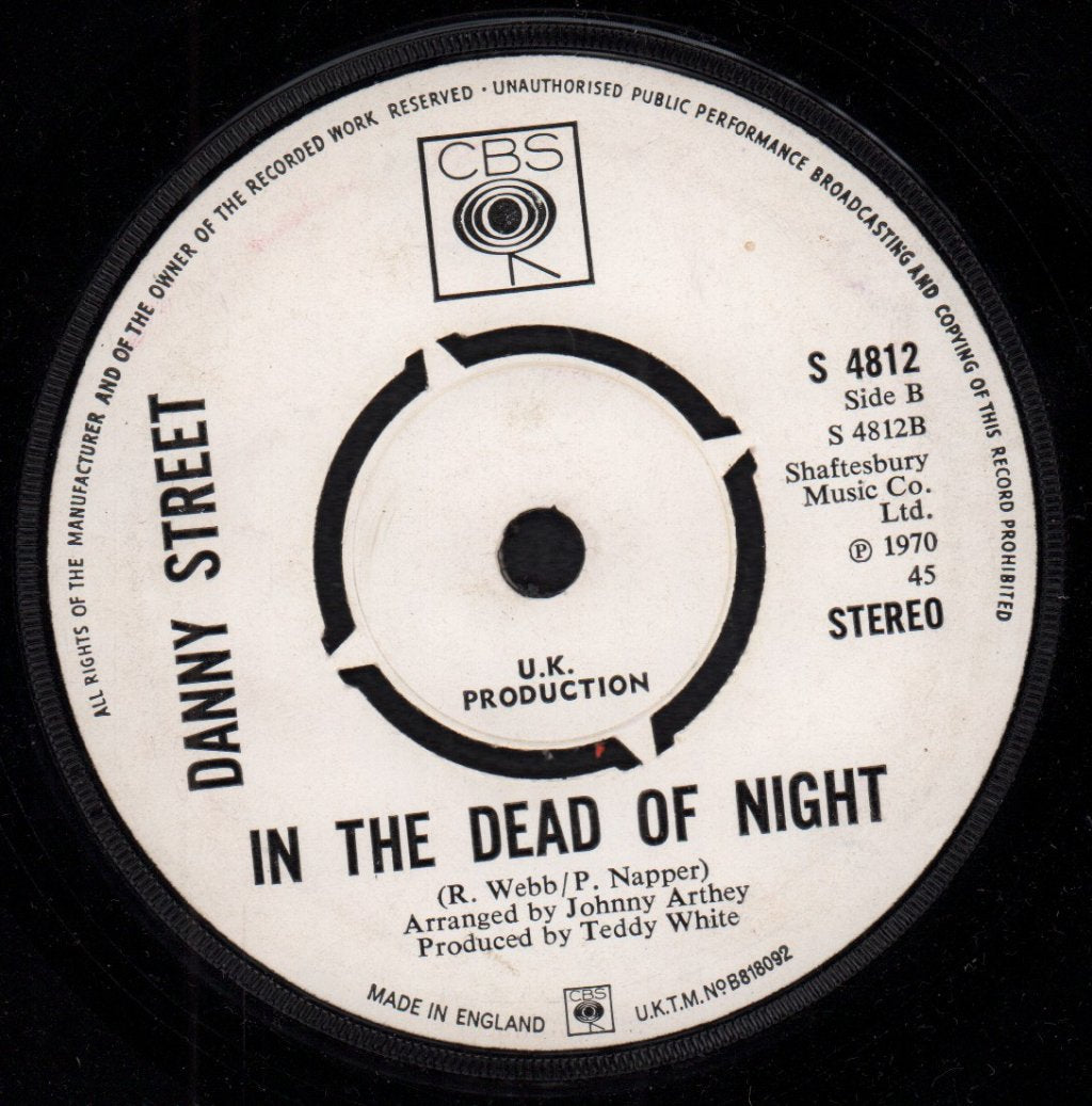 Danny Street - Oh My My Maria - 7 Inch