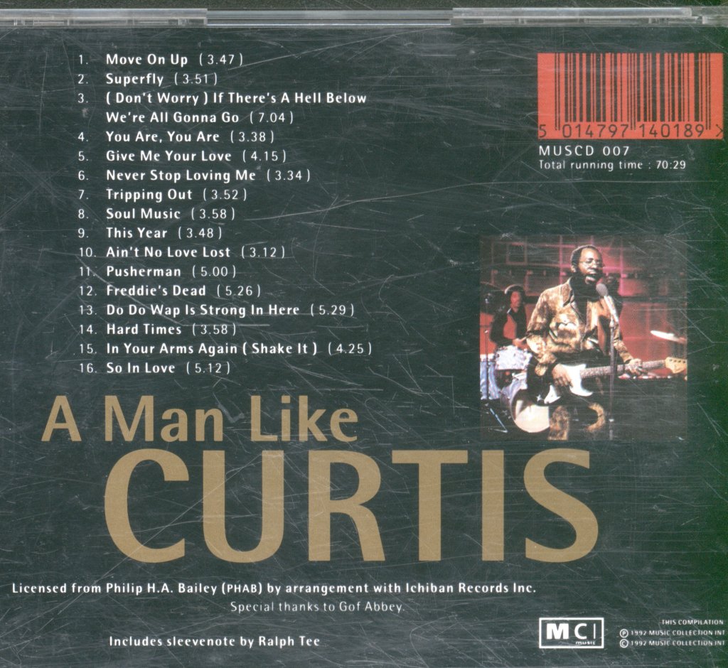 Curtis Mayfield - A Man Like Curtis - Cd