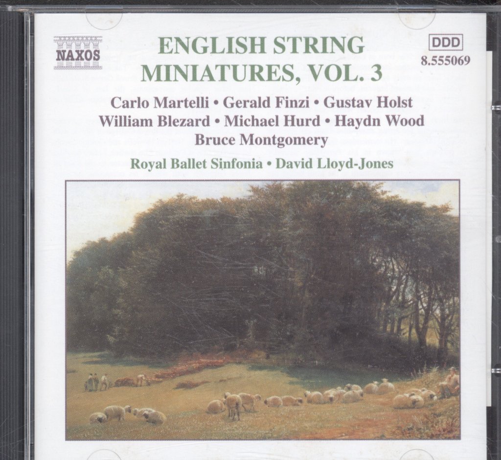 Royal Ballet Sinfonia, David Lloyd-Jones - English String Miniatures, Vol. 3 - Cd