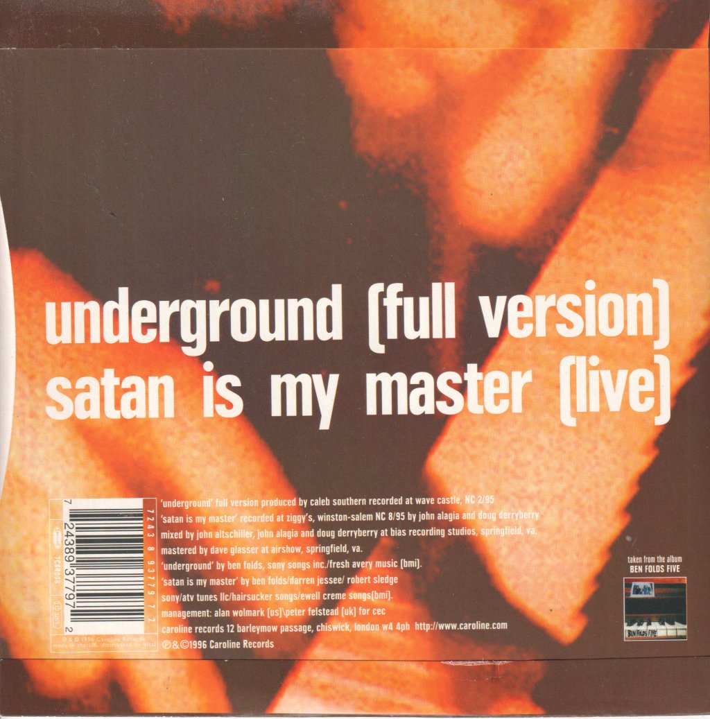 Ben Folds Five - Underground - 7 Inch