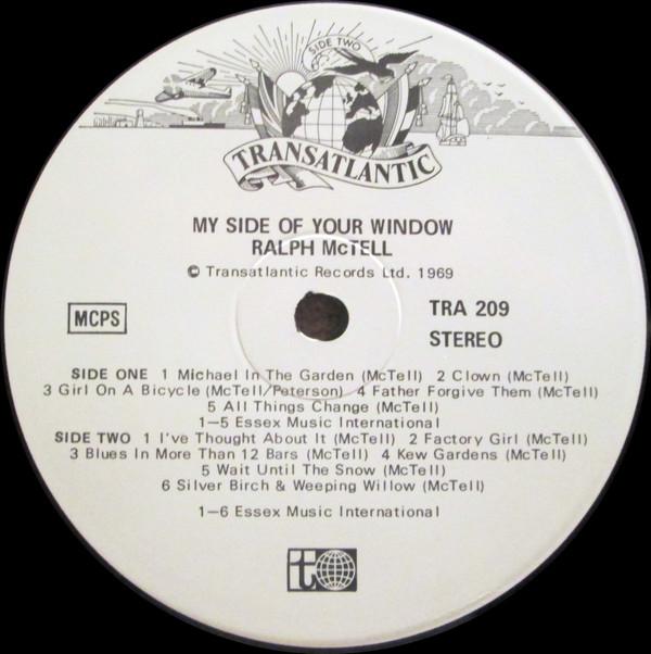 Ralph McTell - My Side Of Your Window - Lp