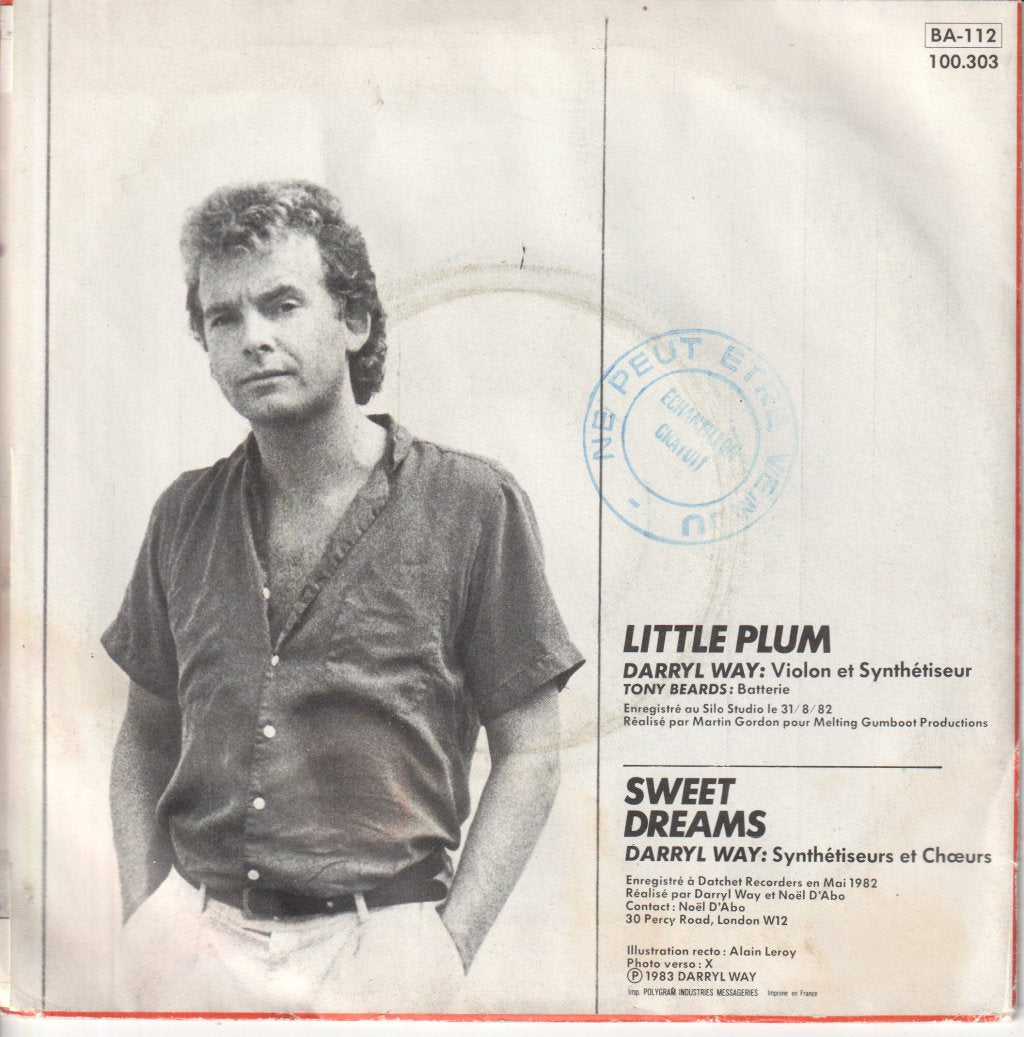 Darryl Way - Little Plum - 7 Inch
