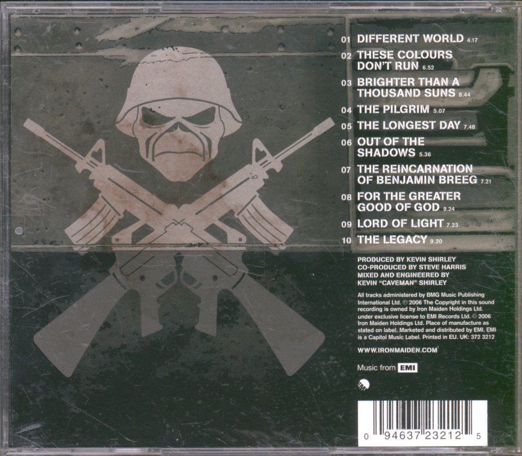Iron Maiden - A Matter Of Life And Death - Cd