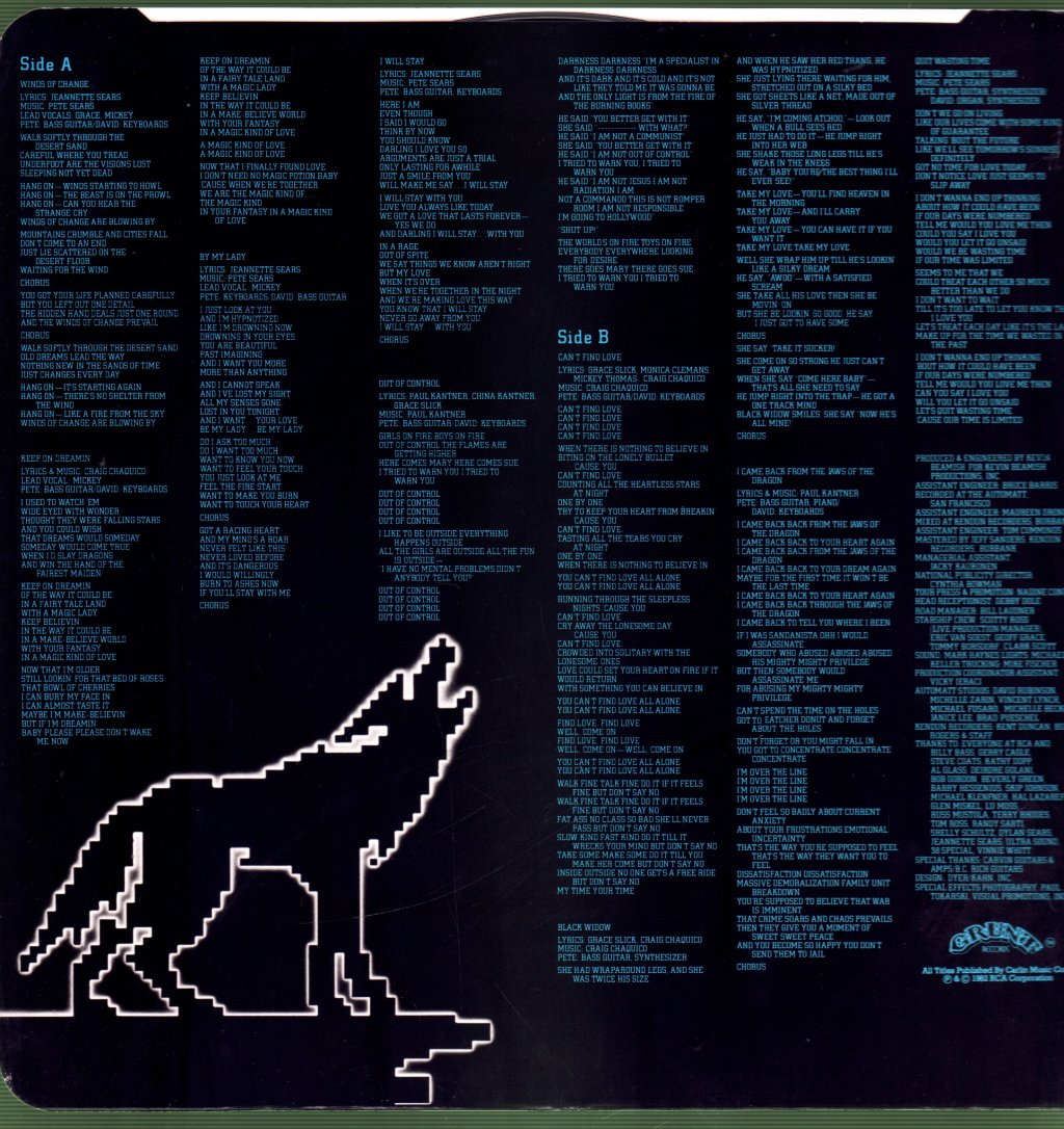 Jefferson Starship - Winds Of Change - Lp