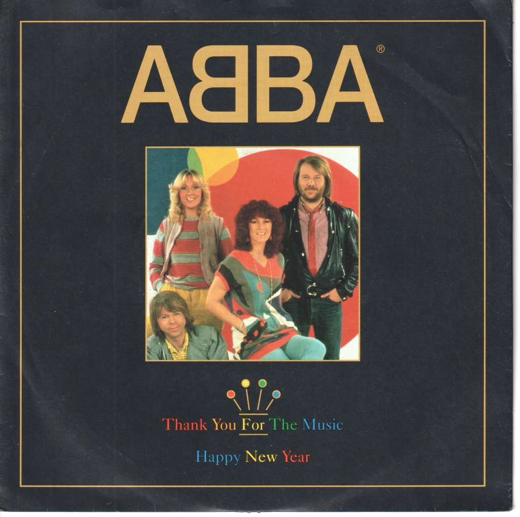 ABBA - Thank You For The Music / Happy New Year - 7 Inch