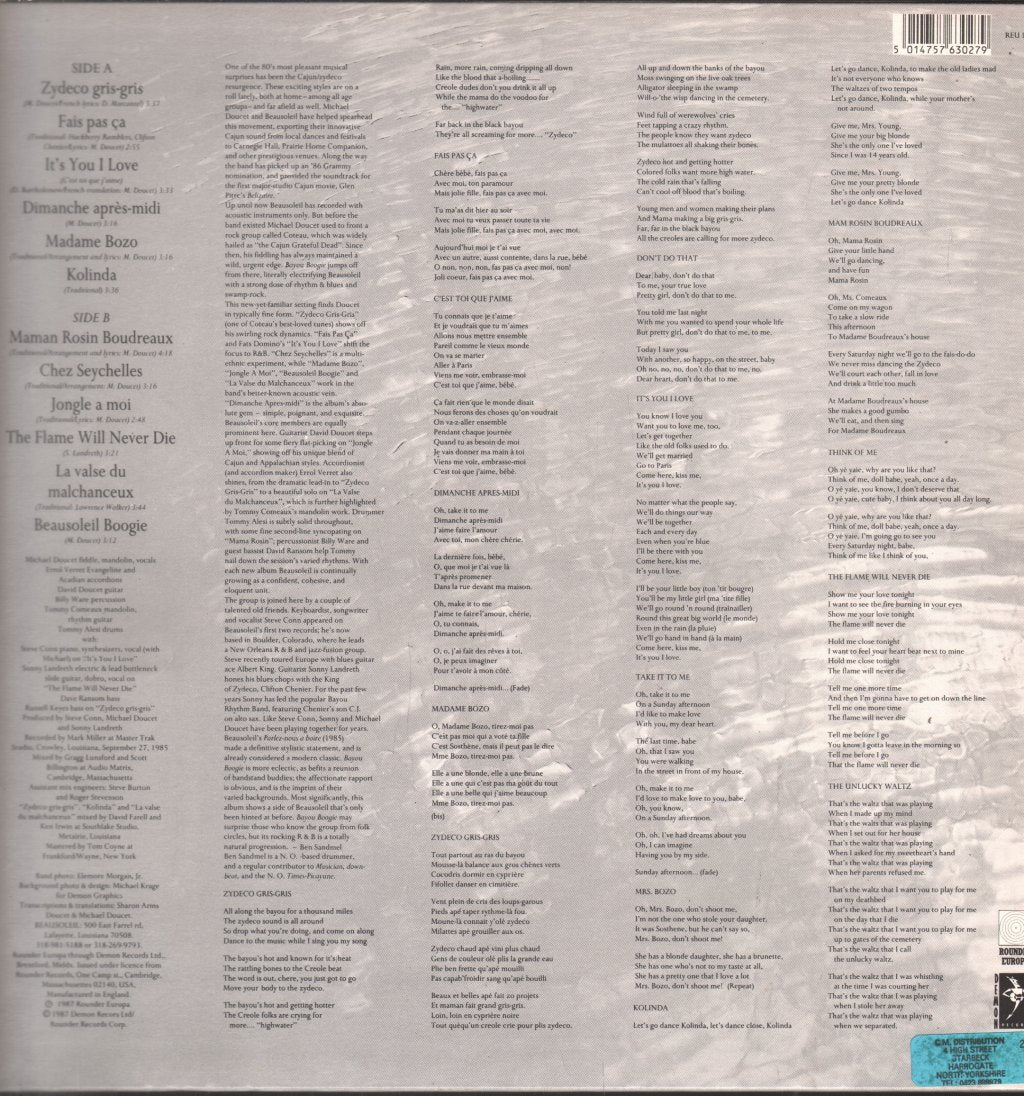 Beausoleil - Bayou Boogie - Lp