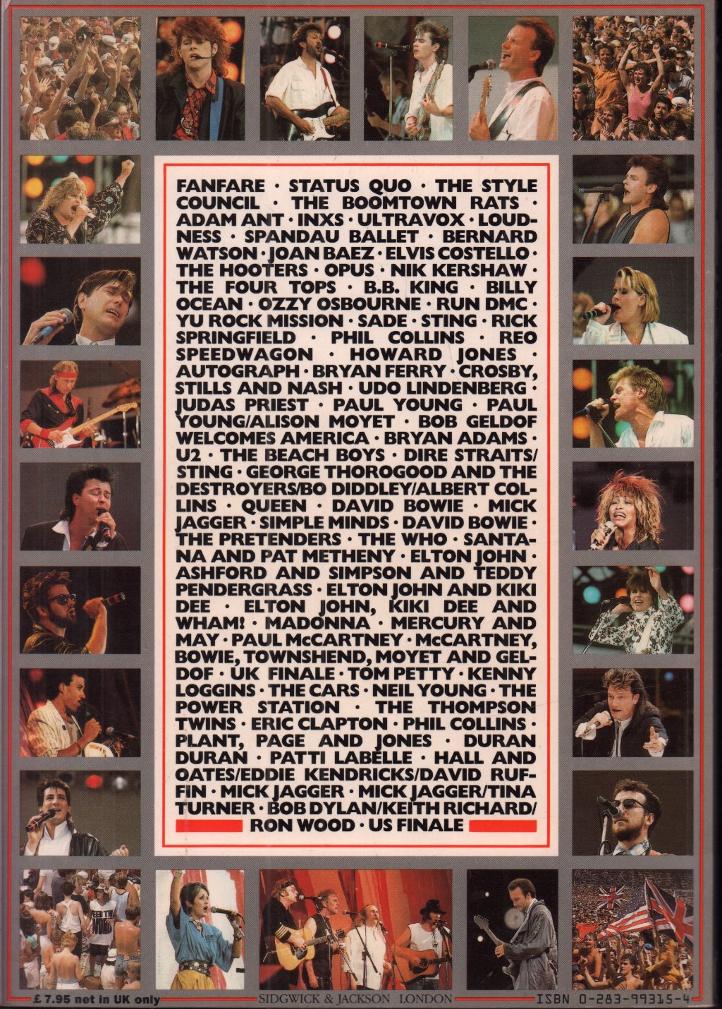 Various Artists - greatest show on earth live aid - Book