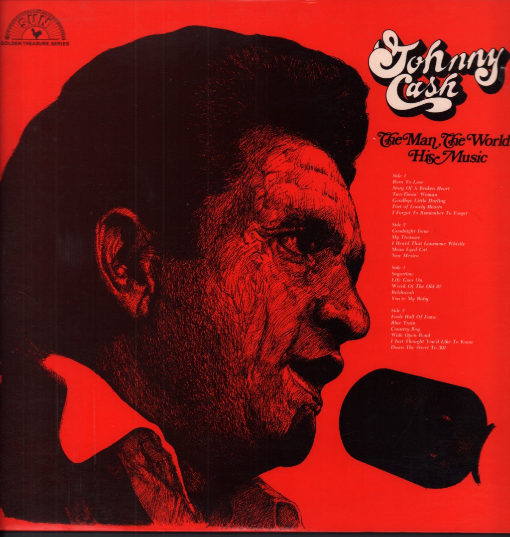 Johnny Cash - Man The World His Music - Double Lp