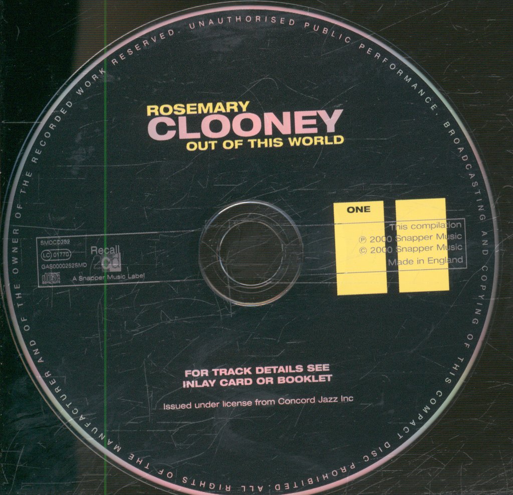 Rosemary Clooney - Out Of This World - Double Cd